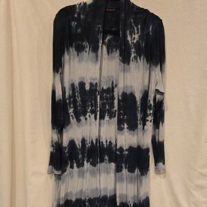 T Party Fashion Navy and White Open Cardigan